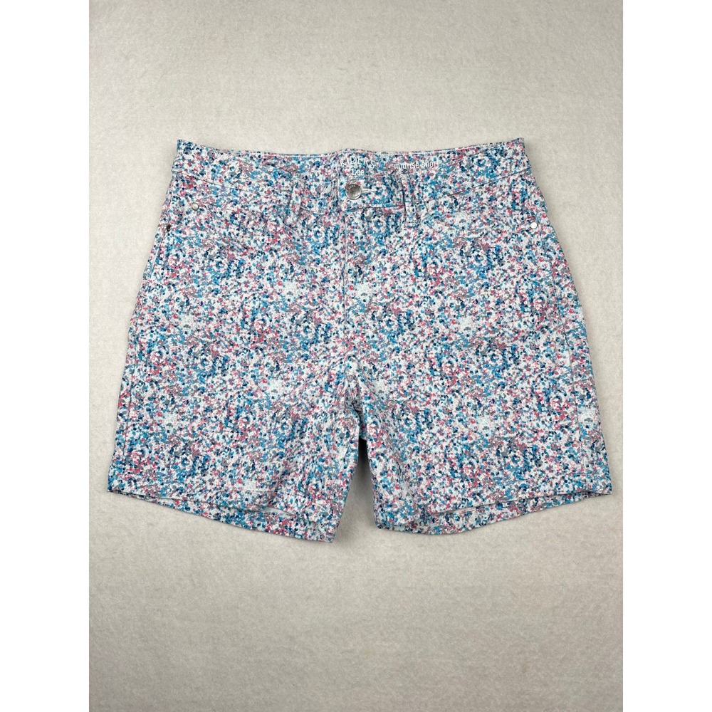 Riders by Lee Shorts Womens 12 Mid Rise Abstract Print